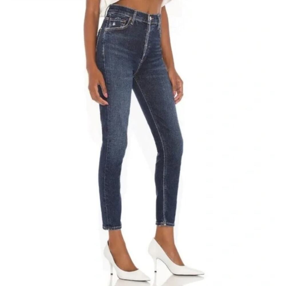 Agolde Nico High Rise Slim Jeans In Cabana - Picture 2 of 13
